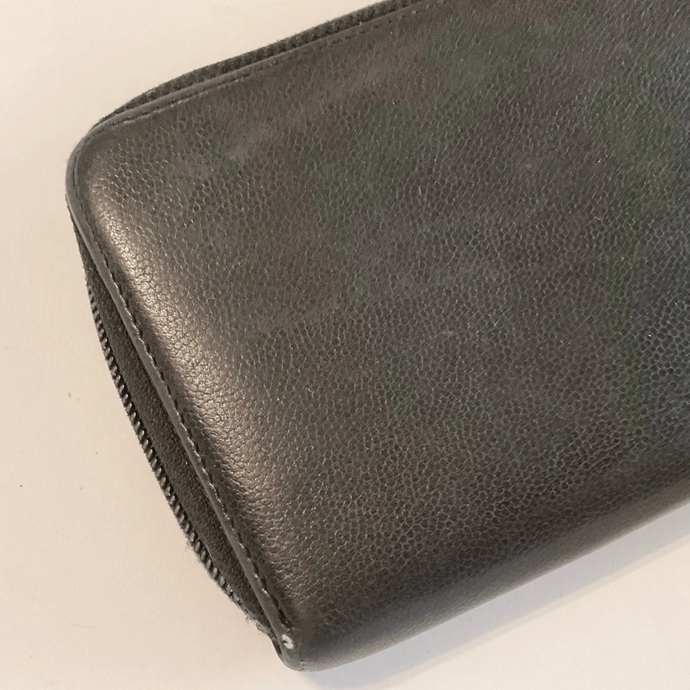 Chanel Black Leather Wallet